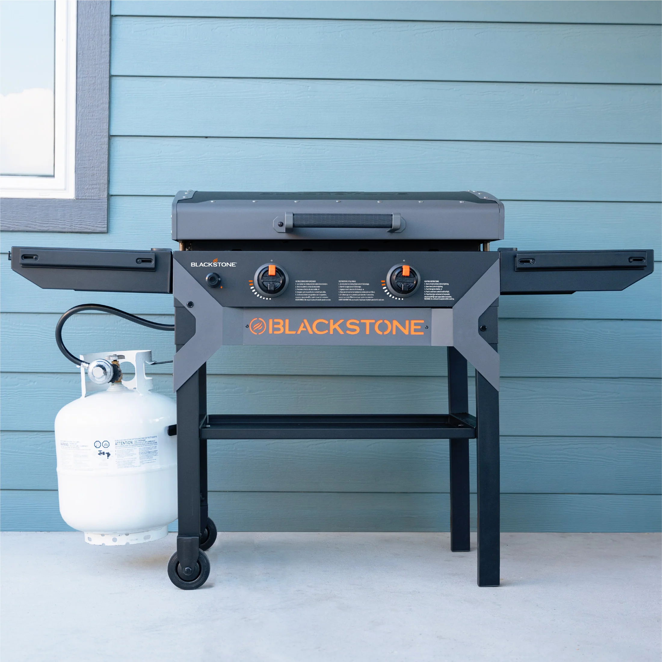28" Iron Forged Griddle Station with Hood - Image 5