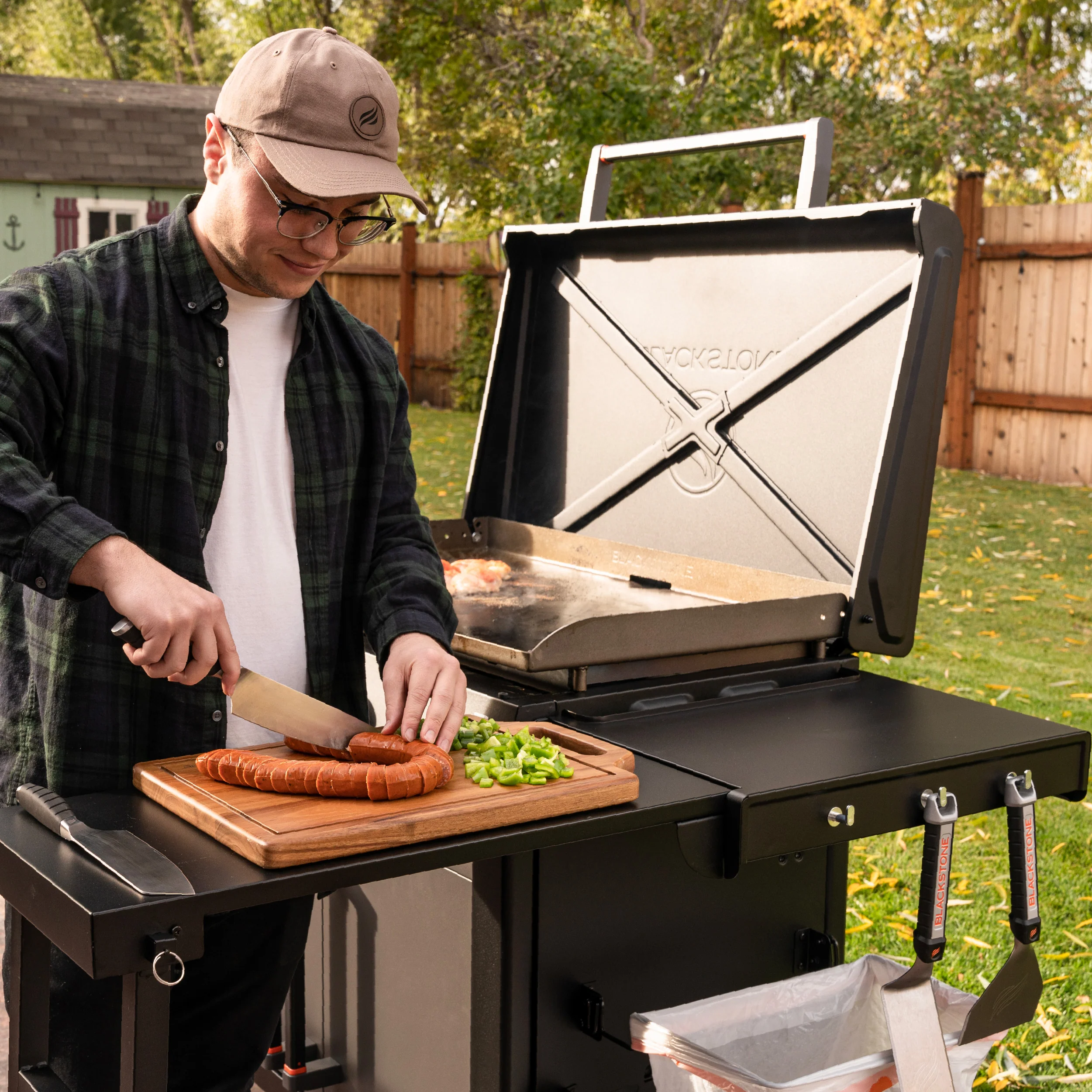 Culinary 36” Griddle with Folding Side Table and Cabinet - Image 8